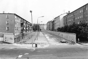 Grenzanlage, Sebastianstraße Ecke Heinrich-Heine-Straße