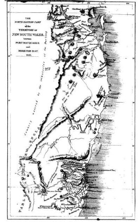 THE NORTH EASTERN PART of the TERRITORY OF NEW SOUTH WALES between PORT MACQUARIE and MORETON BAY 1843