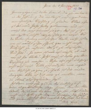 Brief von Fries an Friedrich Francke