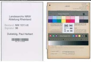 Entnazifizierung Paul Herbert Dubielzig , geb. 27.06.1903 (Rangierer)