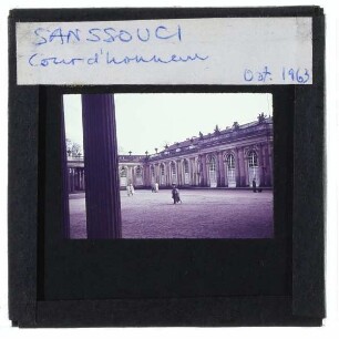 Potsdam, Sanssouci,Potsdam, Sanssouci Ehrenhof