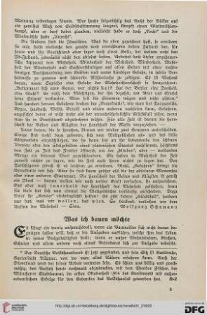 31: Was ich bauen möchte
