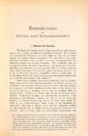 Reiseskizzen aus Italien und Griechenland