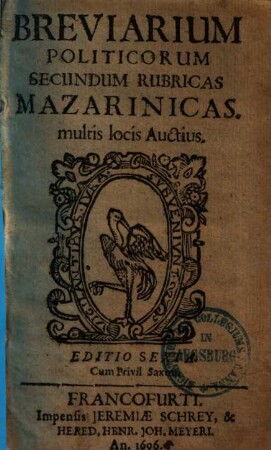 Breviarium politicorum secundum rubricas Mazarinicas
