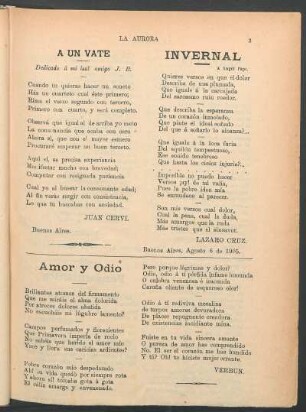 Amor y odio