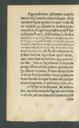 Aggrediamur psalmum centesimum tricesimum iuxta hebraeos ...