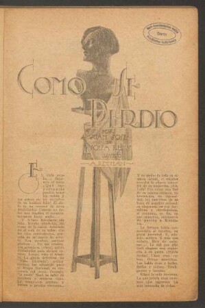 Como se perdió : Ilustró A. Rechaín