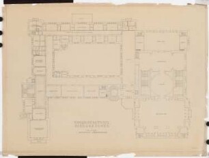 Schloss Posen, Posen Umbau: Grundriss 1. OG 1:100
