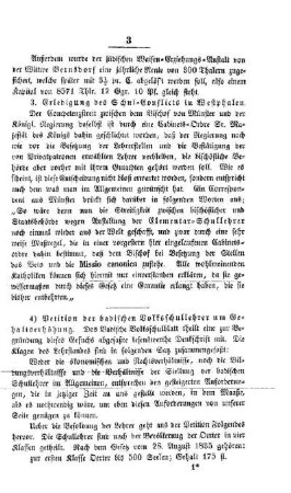 Petition der badischen Volksschullehrer um Gehaltserhöhung
