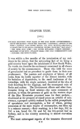CHAPTER XXIII. - The Gold Discovery - First Flash of the Gold Storm - Advertisements.