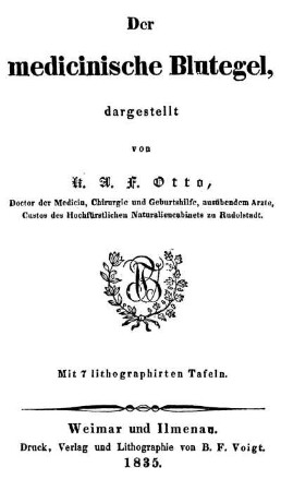 Der medicinische Blutegel