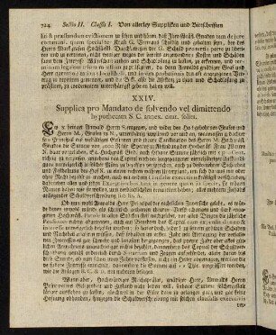 725-735, XXV. Unterthänigste Supplication. - XXX. Supplica pro Citatione ad videndum se incidisse ac declarari [...]
