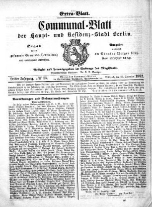 No. 55: No. 55, 31.Dezember 1862
