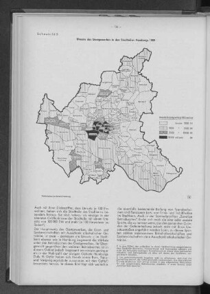 Schaubild 3: Umsatz des Gastgewerbes in den Stadtteilen Hamburgs 1959