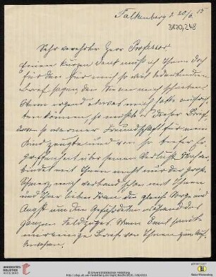 Heid. Hs. 3820,248: Brief von Helene Lask an Heinrich Rickert