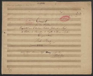 Konzerte; vl solo, orch; fis-Moll; op. 7