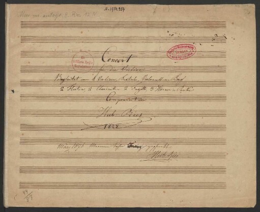 Konzerte; vl solo, orch; fis-Moll; op. 7