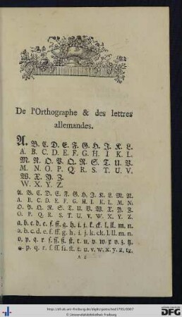 Abrege de la Grammaire Allemande.