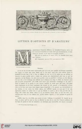 9: Lettres d'artistes et d'amateurs, [3]