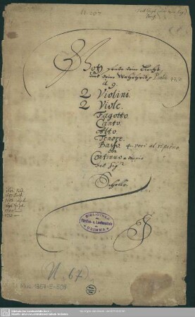 Gott sende dein Licht und deine Wahrheit - Mus.1857-E-508 : V (4), Coro, orch, bc