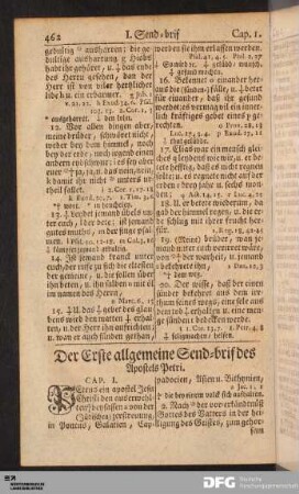 Der Erste allgemeine Send-brif des Apostels Petri.