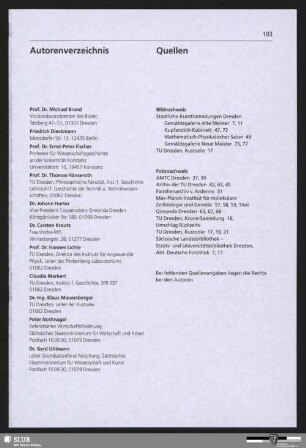 Autorenverzeichnis
