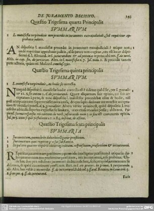 Quaestio Trigesima quarta Principalis