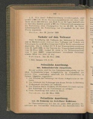 Polizeiliche Anordnung, [...]