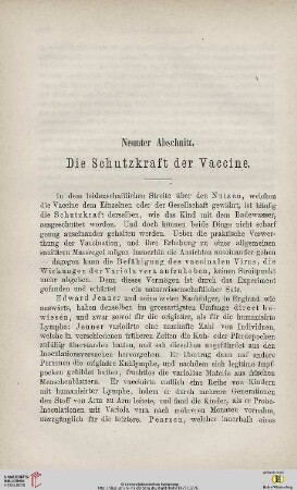 Neunter Abschnitt