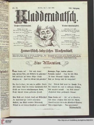 Hefte 31-34, Juli 1868