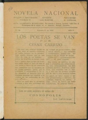 1922006900: Los poetas se van
