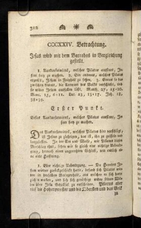 312-320, Erster Punkt; Zweyter Punkt