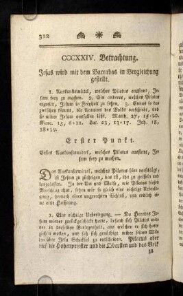 312-320, Erster Punkt; Zweyter Punkt