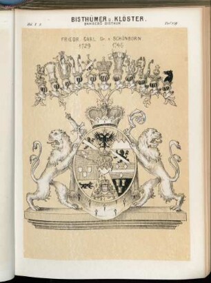 Taf. 119. Bamberg Bisthum. - Friedr. Carl Gr. v. Schönborn. 1729 - 1746