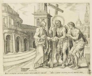 Der Mensch findet Erlösung in der Kirche Christi, Blatt 4 aus der Folge "Christus als barmherziger Samariter"