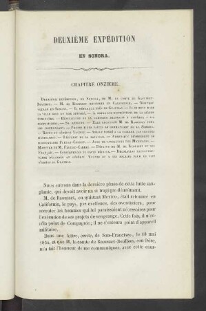Deuxième Expédition En Sonora