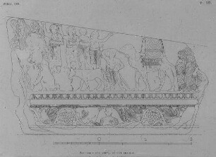 Palmyra, Bel-Tempel, Flachrelief m. Zeltschrein