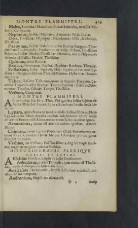 Historiographi plerique Graeci et Latini.