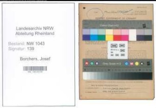 Entnazifizierung Josef Borchers , geb. 26.03.1910 (Arzt)