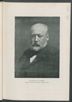 Sir William Van Horne. [Retrato] : Director y alma del Ferrocarril Central de Cuba.