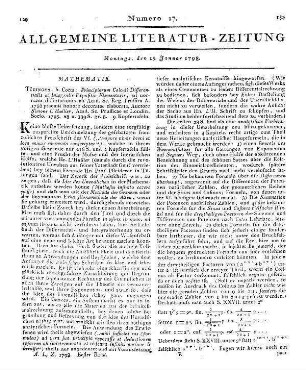 1798: Allgemeine Literatur-Zeitung