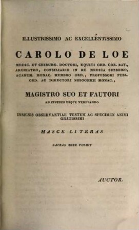 Diss. inaug. sistens nonnulla de viis proximis ad organa intus posita, quae in eorum passionibus inflammatoriis vel similibus patent medico in usum sanguinis evacuationis