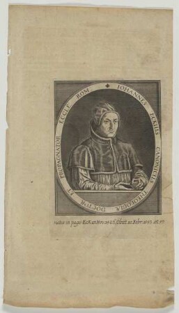 Bildnis des Iohannes Eckius