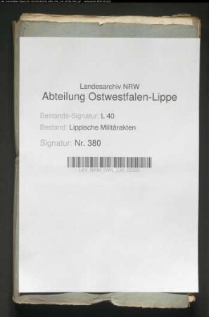 Konfiskation der Brautschätze der desertierten Enrollierten und Kompaniesoldaten
