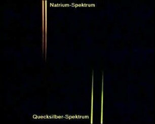 Wellenlängenbestimmung im Natrium-Spektrum