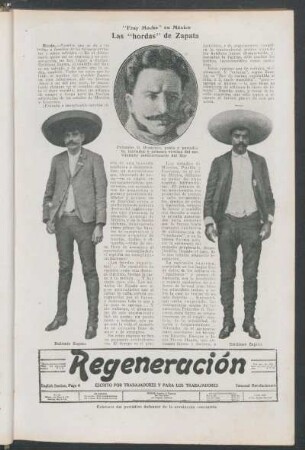 "Fray Mocho" en México : Las "hordas" de Zapata