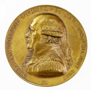 Medaille auf den 100. Todestag des Geologen Abraham Gottlob Werner
