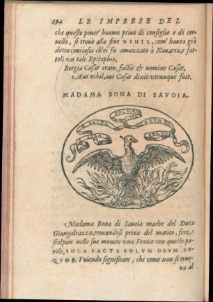 Madama Bona Di Savoia.