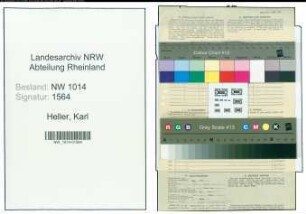 Entnazifizierung Karl Heller , geb. 12.06.1901 (Elektriker)
