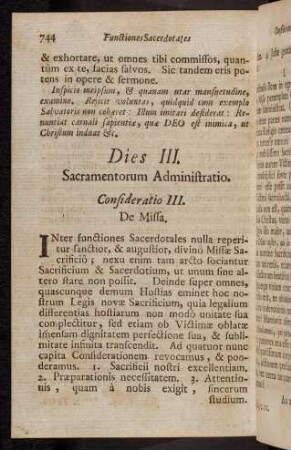 744-754, Inter functiones Sacerdotales nulla reperitur sanctior, & ...